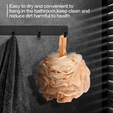 fishent loofah bath sponge 4 pack soft loofa exfoliating body scrubber mesh shower puff pouf ball luffa