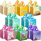 ysmile non-woven easter gift bags for kids reusable treat bags 8 pack small egg hunt basket