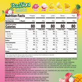 AMOS Peelerz Exotic Fruit Peelable Gummy Candy – 5 Fruit Flavors (Mango, Peach, Banana, Pineapple, Lychee), 8.47oz (240g), Individually Wrapped