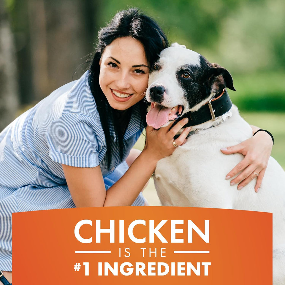 Pur Luv Chicken Jerky Dog Treats, Made with 100% Real Chicken Breast, 16 Ounces, Healthy, Easily Digestible, Long-Lasting, High Protein, Satisfies Dog's Urge to Chew
