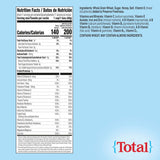 Whole Grain Total Breakfast Cereal, 100% daily value of 11 vitamins and minerals, 16 oz