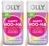 olly happy hoo-ha capsules 10 billion cfu probiotic for women gluten free 25 count