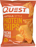 quest nutrition nacho cheese tortilla style protein chips with 18g protein 4g net carb low carb gluten free