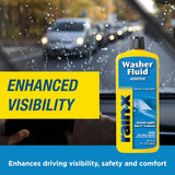 Rain-X RX11806D washer fluid additive for improved visibility and cleaning, 16.9 fl. oz, 500 ml