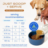 Native Pet Bone Broth for Dogs - Made with Real Grass-Fed Beef, Dog Food Toppers for Picky Eaters - Hydration & Nutrition for Joint Health, 48 Scoops