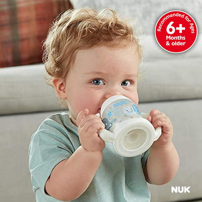 NUK Learner Cup, 6+ Months, Timeless Collection, Amazon Exclusive, 5 Oz, Pack of 2 – BPA Free, Spill Proof Sippy Cup