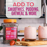 betterbody foods organic chia seeds 2 lbs omega-3 non-gmo gluten free keto diet friendly vegan fiber rich