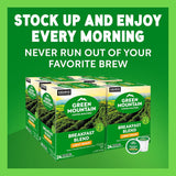 Green Mountain Coffee Roasters Breakfast Blend Single-Serve Keurig K-Cup Pods, Light Roast Coffee, 96 Count