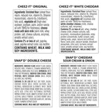 Cheez-It Variety Pack, Baked Snack Crackers, Lunch Snacks, 42 Packs