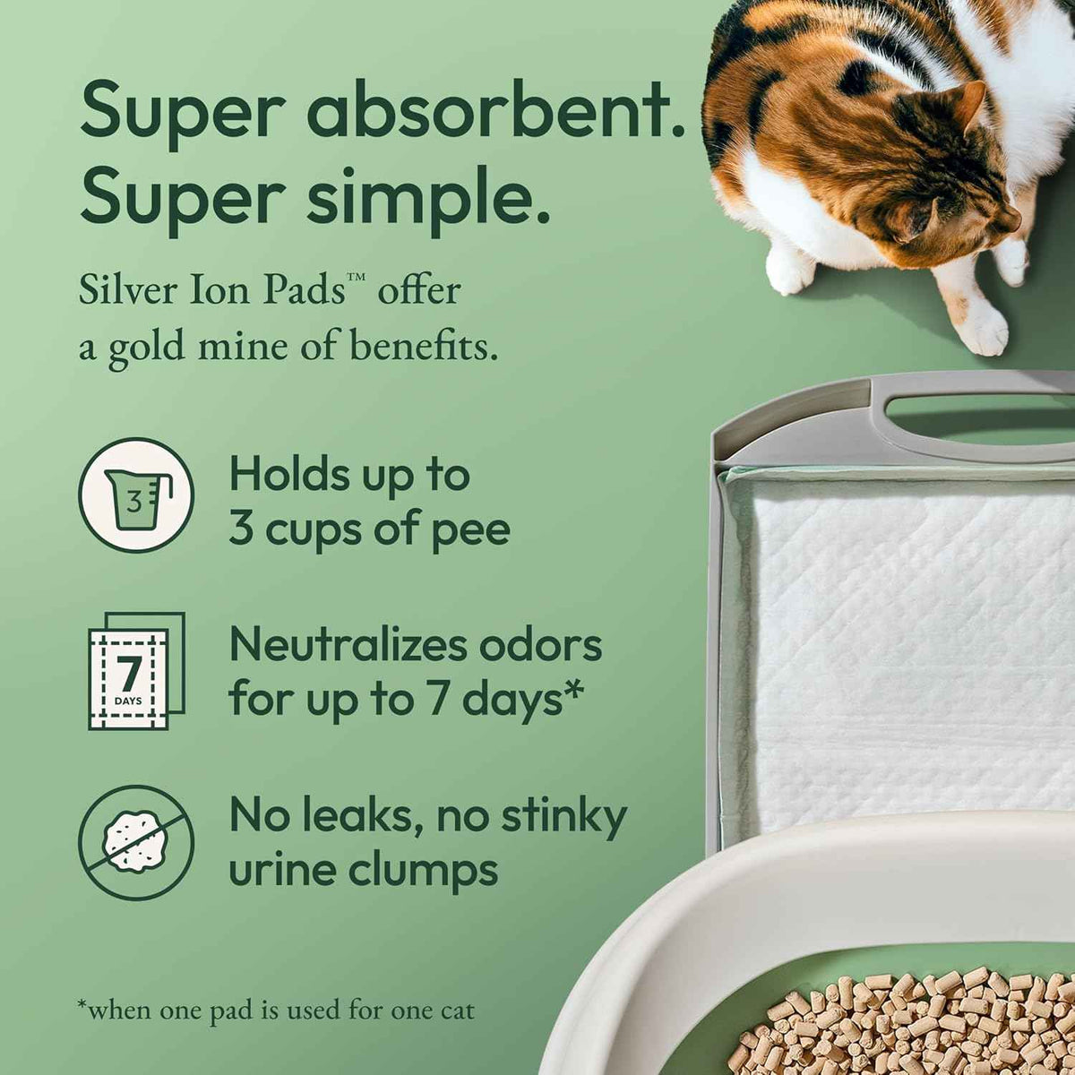 Purina Tidy Cats Cat Litter Breeze Pads Refill Pack Multi Cat Litter Pads - 8 ct. Bag