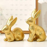 resin-gold-bunny-decor-rabbit-figurines-small-easter-bunny-set-of-3-antique-gold-collection