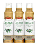 Pompeian USDA Organic Extra Virgin Olive Oil Non-Stick Spray, No Propellant, 5 Fl Oz, Pack of 3