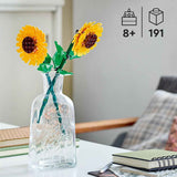 LEGO Sunflowers Building Toy for Kids, Girls and Boys Ages 8+ - Artificial Sunflowers for Home Decor and Display - Birthday Gift Idea for Lovers of Plants & Flowers - 40524