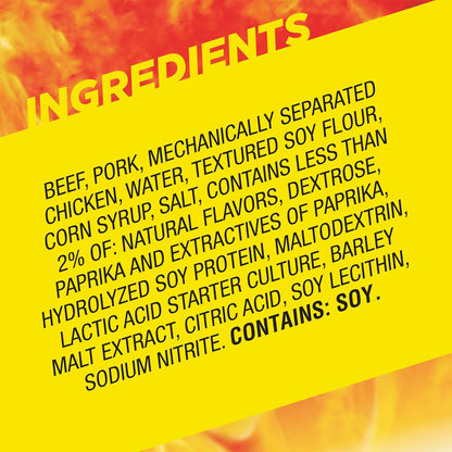 Slim Jim Original Smoked Meat Sticks, 6g Protein, 0.28oz, 46 Count, Snack Size