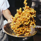 Momofuku sesame miso ramen noodles by David Chang, air-dried instant noodles with sauce, 4 servings, 12g plant based protein