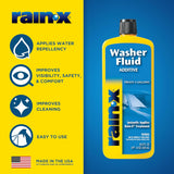 Rain-X RX11806D washer fluid additive for improved visibility and cleaning, 16.9 fl. oz, 500 ml