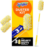 Swiffer Duster Heavy Duty 3 ft Extendable Handle Starter Kit with 3 Refills