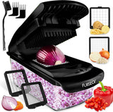 Fullstar The Original Pro Chopper - Vegetable Chopper and Spiralizer, Food Chopper with Container, Fruit Slicer, Kitchen Gadgets & Accessories, Home Essentials (4 in 1, White)