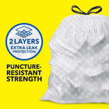 Tall Kitchen Trash Bags, 13 Gallon, 140 Count, Fresh Clean with ForceFlex Technology