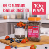 betterbody foods organic chia seeds 2 lbs omega-3 non-gmo gluten free keto diet friendly vegan fiber rich
