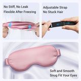 Cooling Eye Mask for Puffy Eyes - Relaxing Gift for Women with Migraine Relief