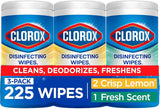 Clorox Disinfecting Cleaning Wipes Variety Pack, 75 Count Each, Pack of 3 (Package May Vary)