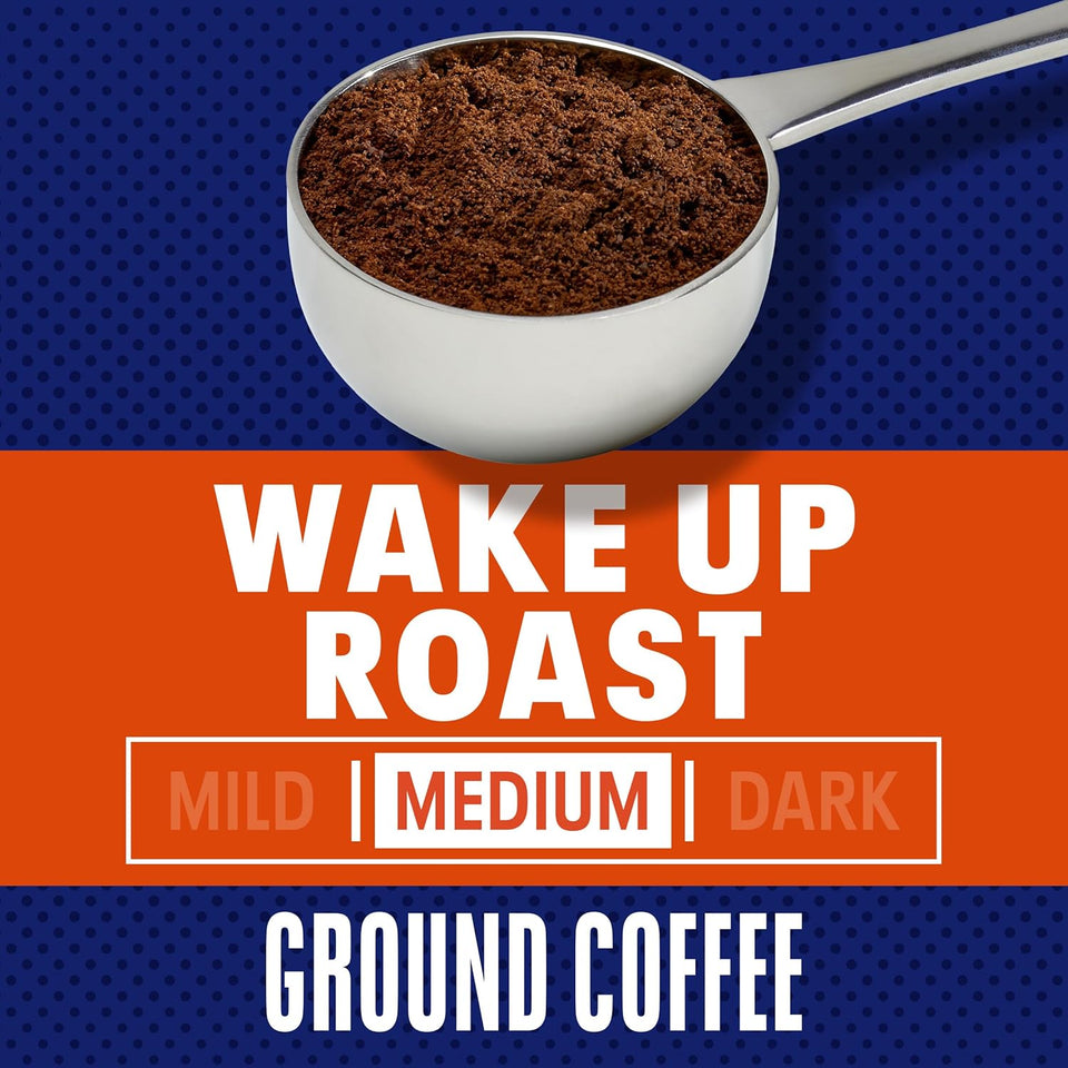 Maxwell House medium roast coffee, 28.4 oz canister, ground coffee for daily use