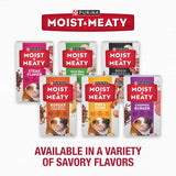 purina 36ct moist and meaty dog food dry soft pouches with cheddar cheese flavor