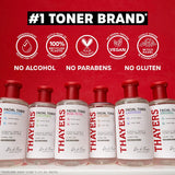 thayers alcohol-free rose petal witch hazel facial toner 12oz soothing hydrating refreshing toner for all skin types
