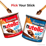 Nutella & GO! 12-pack snack cups with hazelnut spread and pretzel sticks, 1.9 oz each