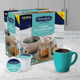Cinnabon Classic Cinnamon Roll Keurig K-Cup Pods, Light Roast Coffee, 48 Count, Orthodox Union Kosher