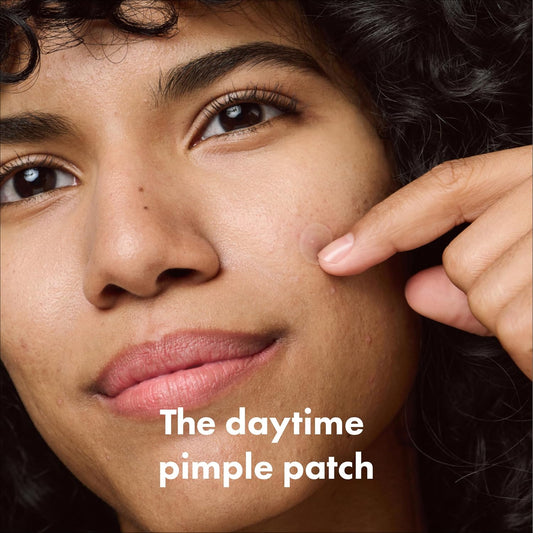Mighty Patch™ Invisible+ Patch – The Barely-There Daytime Hydrocolloid Acne Pimple Patch for Covering Zits and Blemishes, Tapered Edges Designed to Blend Into Skin (72ct)