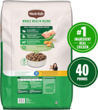 Rachael Ray Nutrish Dry Dog Food Real Chicken & Veggies Recipe Whole Health Blend, 40 lbs for Adult Dogs