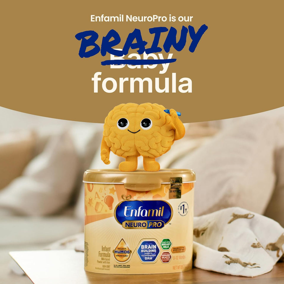 Enfamil NeuroPro Ready-to-Use Baby Formula with DHA and Prebiotics, Non-GMO, 24 Count Nursette Bottles
