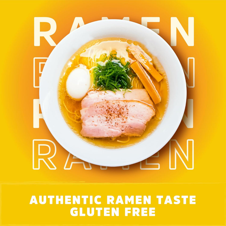 gluten-free brown rice ramen noodles, 10 packs, vegan and low sodium