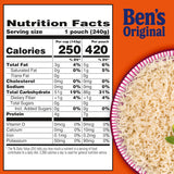 bens original jasmine rice 8.5 oz pouches pack of 6 easy dinner side