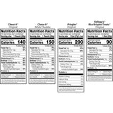Kellogg's Cheez-It, Pringles & Rice Krispies Treats Snacks Mega Variety Pack, 30.1oz Box, 30 Count, Assorted Flavors