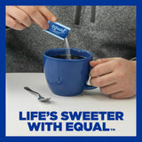 equal 800-count sweetener packets aspartame acesulfame-k sugar alternative zero calorie erythritol free