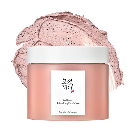 Beauty of Joseon red bean pore refreshing mask mud cream hydrating wash off pack 140ml for men and women skin care