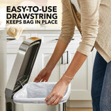 Glad ForceFlex 13-gallon tall kitchen trash bags, 40 count, gain fresh clean scent