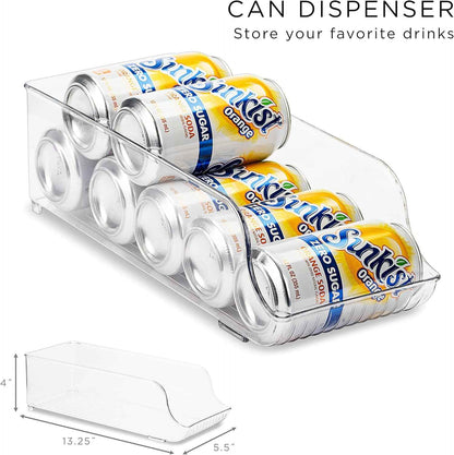 Sorbus Stackable Fridge Bins and Freezer Bins for Refrigerator and Pantry Organization