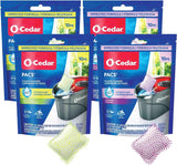 O-Cedar PACS Hard Floor Cleaner, Lavender Scent 10 Count (1-Pack) | Made with Naturally-Derived Ingredients | Safe to Use on All Hard Floors | Perfect for Mop Buckets