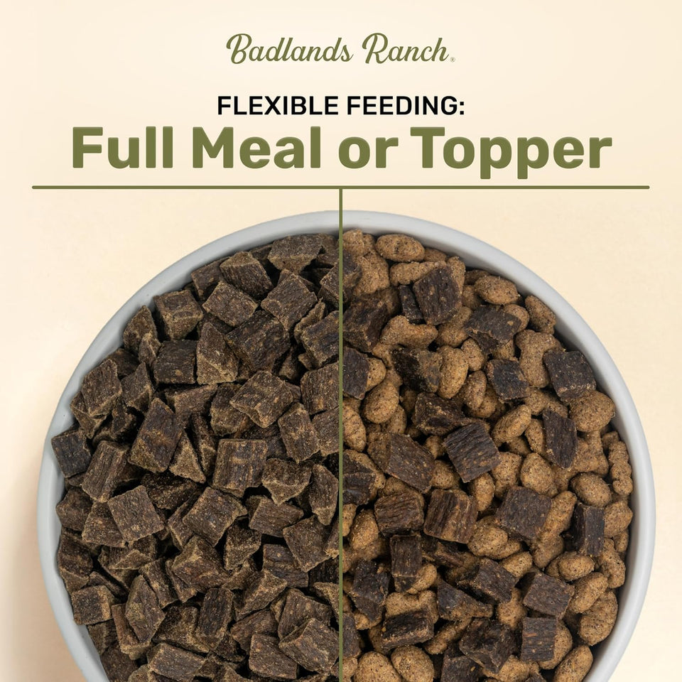 badlands ranch by katherine heigl superfood complete air-dried beef dog food high protein 24 oz