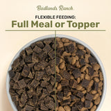 badlands ranch by katherine heigl superfood complete air-dried beef dog food high protein 24 oz