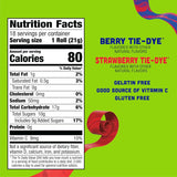 Fruit By The Foot Berry Tie-Dye and Strawberry Tie-Dye fruit flavored snacks, 18 rolls, 13.5 oz, gluten-free and gelatin-free