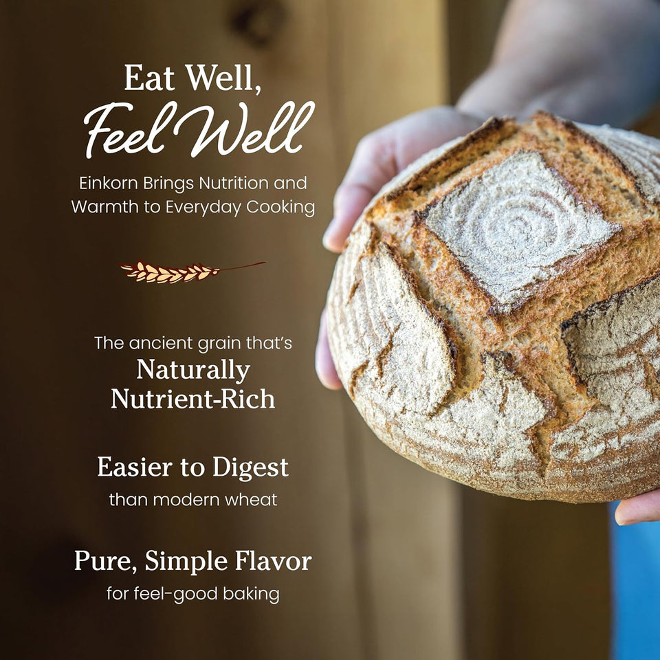 jovial organic einkorn unbleached all purpose flour for bread baking sourdough pizza pasta 32 oz