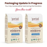 jovial organic einkorn unbleached all purpose flour for bread baking sourdough pizza pasta 32 oz