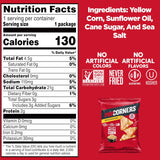 popcorners popped corn snacks sweet & salty kettle corn 1 ounce pack of 20