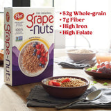 post grape-nuts original cereal, 20.5 oz non-gmo whole grain wheat and barley breakfast cereal