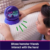 BITZEE, Hamster Ball Interactive Toy Hamster with Over 20 Hamsters Inside, Rolls & Reacts to Touch, Digital Pet Gifts & Stocking Stuffers for Kids